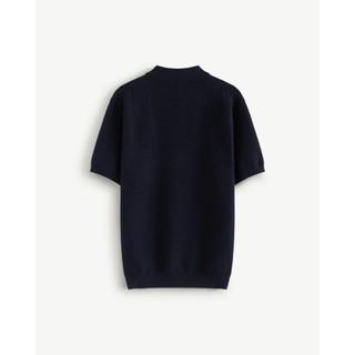 Áo polo len dệt kim tay ngắn nam Form Fitted - ROUTINE 10S26KNI021