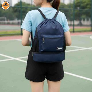 Balo Dây Rút Thể Thao Chống Nước Xbags Wisdom XB6005 Nhỏ Gọn, Trẻ Trung, Có Ngăn Đựng Giày Riêng!