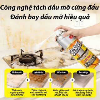 Bình xịt vệ sinh nhà bếp đa năng Yiyi , loại bỏ dầu mỡ và vết bẩn ngay lập tức, loại bỏ mảng bám siêu sạc