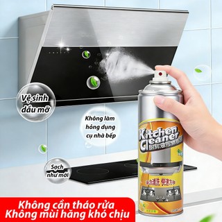 Bình xịt vệ sinh nhà bếp đa năng Yiyi , loại bỏ dầu mỡ và vết bẩn ngay lập tức, loại bỏ mảng bám siêu sạc