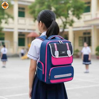 Balo Học Sinh Cho Bé Gái TNBags Smart Pink TN.B 3112 Màu Hồng, Siêu Nhẹ, Chống Gù, Nhỏ Gọn Xinh Xắn!