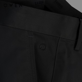 Owen - Quần khaki Regular Fit QKR256105 màu Đen chất liệu Poly recycled (Renu)