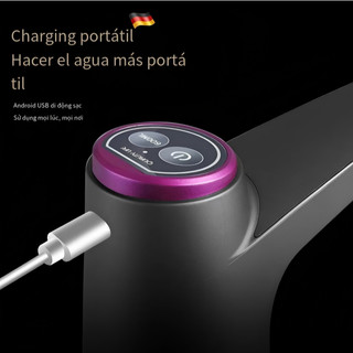 YOWXll Máy Hút Nước Tự Động Thông Minh,Di Động Kèm Sạc USB,Gắn Bình Nước Dóng Chai Tiện lợi