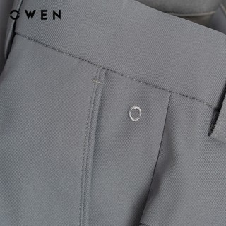 Owen - Quần short J-Form SV257126 màu Xám đậm chất liệu Smart polyester