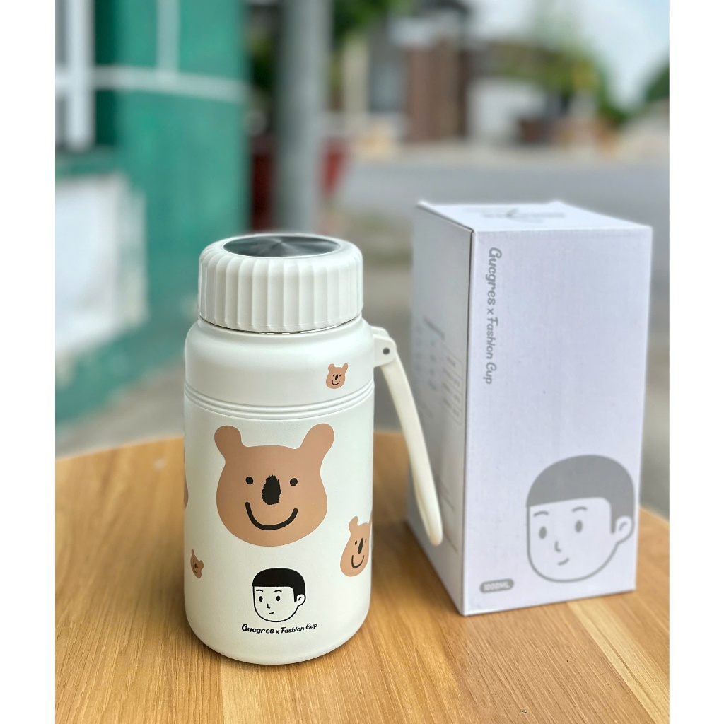 BÌNH GIỮ NHIỆT 1000ML CÓ STICKER
