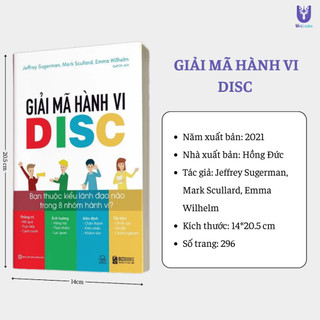 Sách - Bộ sách Giải Mã Hành Vi DISC, Ứng Dụng DISC Để Thấu Hiểu Từng Người Xung Quanh Bạn - Bizbooks