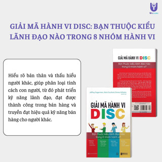 Sách - Bộ sách Giải Mã Hành Vi DISC, Ứng Dụng DISC Để Thấu Hiểu Từng Người Xung Quanh Bạn - Bizbooks