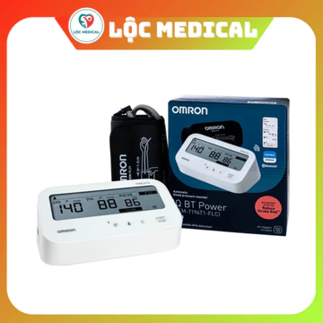 Máy đo huyết áp bắp tay điện tử Omron IQ BT Power Hem 7194T1 Flc Afib hỗ trợ đo huyết áp, cảnh báo đột quỵ