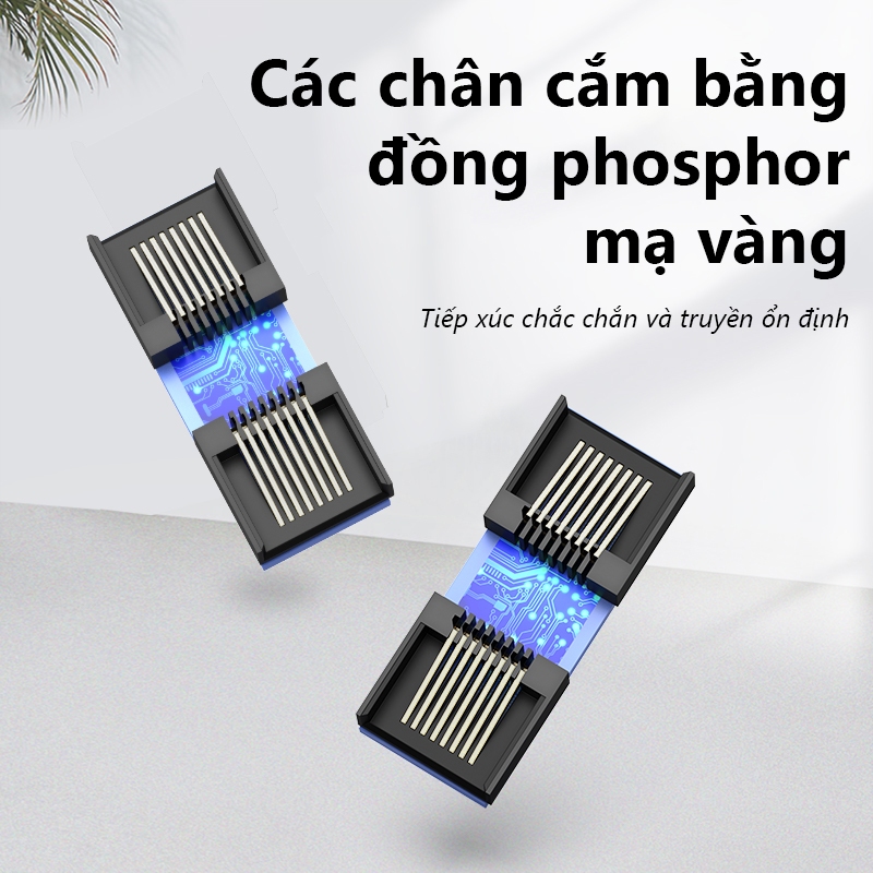 Đầu Nối Dây Mạng RJ45 Cat6 Vention - Coupler Chống Nhiễu, Nối Dây Mạng Nhanh Không Bấm