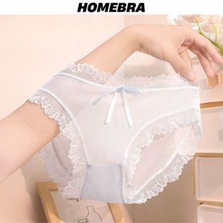 Quần lót nữ ren lưới thoáng mát viền ren sang trọng gợi cảm cạp vừa tôn dáng sexy đính nơ xinh L1026