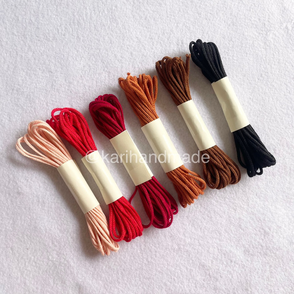 5 mét sợi dây macrame 3mm handmade thắt vòng quai túi