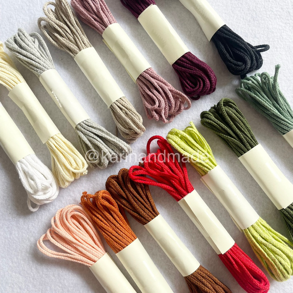 5 mét sợi dây macrame 3mm handmade thắt vòng quai túi