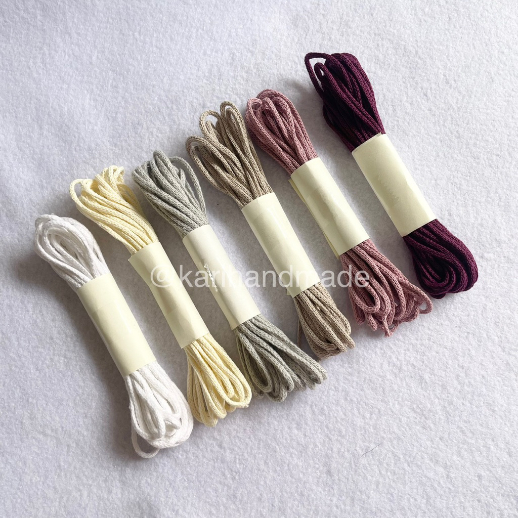 5 mét sợi dây macrame 3mm handmade thắt vòng quai túi