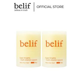 [belif Official] Bộ 2 Dưỡng môi bổ sung 4 loại Vitamin belif Super Knights Multi-Vitamin Lipcerin 15ml