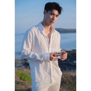Áo sơ mi tay dài nam linen cotton Form Regular - ROUTINE 10S26SHL022