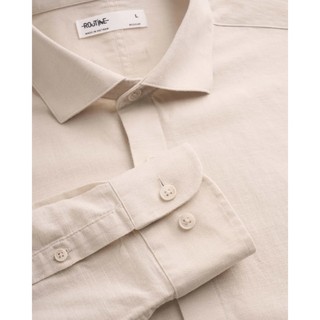 Áo sơ mi tay dài nam linen cotton Form Regular - ROUTINE 10S26SHL022