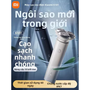 Máy Cạo Râu Điện Xiaomi S101 Chống Nước 3 Đầu Cạo Linh Hoạt