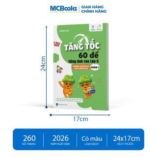 Sách - Combo Tăng Tốc – 60 Đề Tiếng Anh Vào Lớp 6 – Trường Chuyên Và Chất Lượng Cao