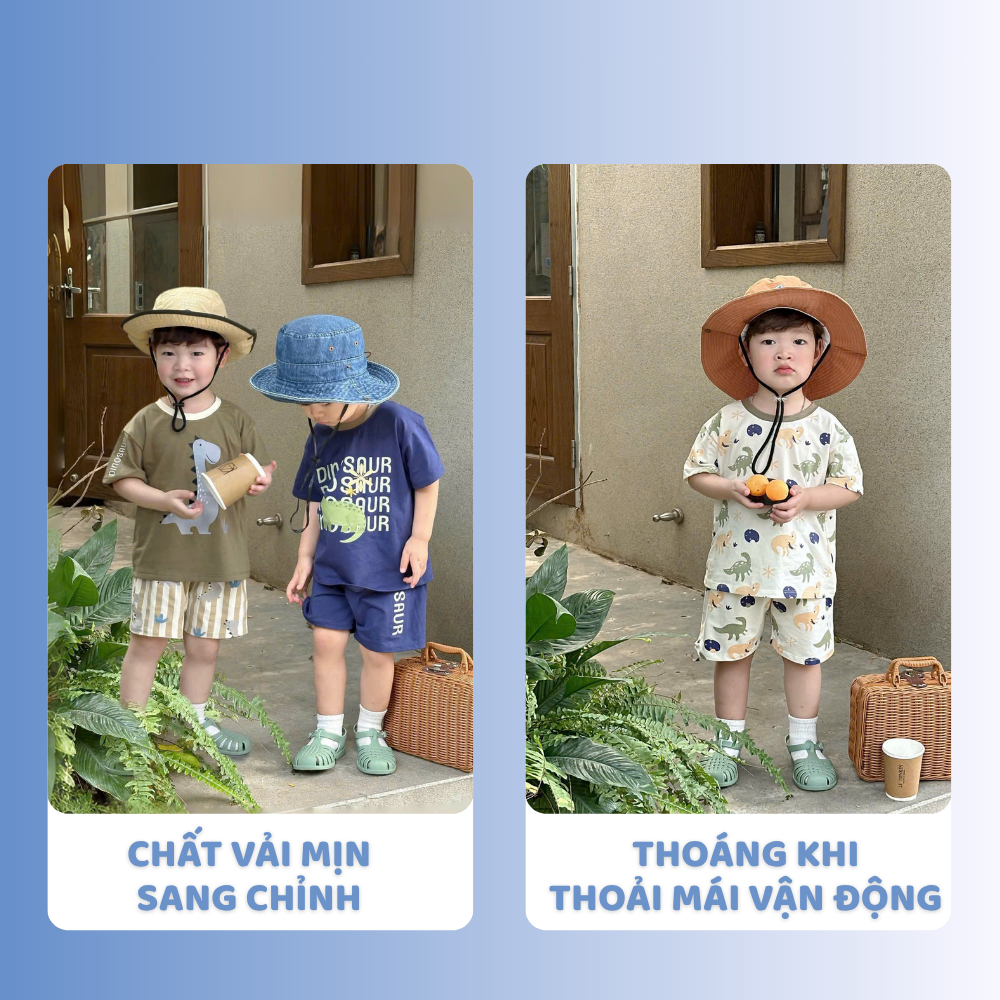 [À ƠI SHOP] G86- set 3 bộ cộc khủng long cổ dài - a100.346
