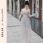 Váy Đầm Công Chúa Trễ Vai Jolie – Đầm Dự Tiệc Dáng Xòe Phối Lưới Cao Cấp Đính Đá Sang Trọng