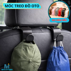 Móc Treo Đồ Gắn Ghế Xe Ô Tô Hình Chữ S – Móc Treo Đa Năng Cho Xe Hơi - Nhựa Cao Cấp Đa Màu Sắc, Thiết Kế Chắc Chắn