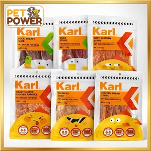 Snack Gà Sấy & Vịt Sấy Cho Chó KARL 88G - 118G
