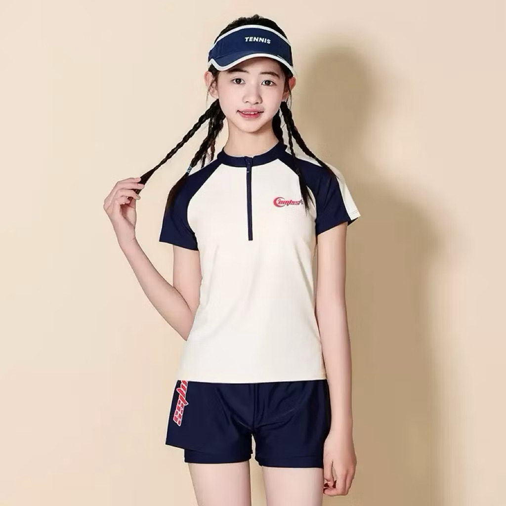 Đồ bơi bé gái áo ngắn tay quần đùi size 13-65kg, sét đồ bơi cho mẹ và bé, bikini bé gái size đại