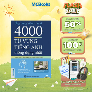 Sách - Ứng dụng siêu trí nhớ 4000 từ vựng tiếng Anh thông dụng nhất Mcbooks