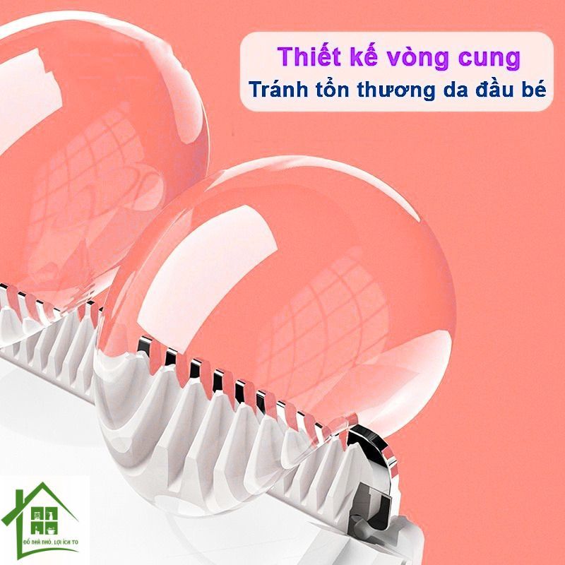 Tông đơ cắt tóc cho bé misuta, tonder tự động hút tóc rơi, máy tăng đơ hớt tóc êm dùng cho trẻ em.