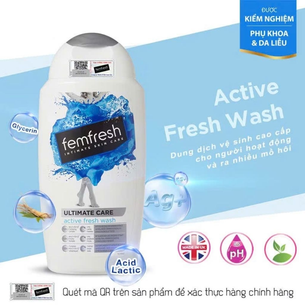 Dung Dịch Vệ Sinh Phụ Nữ Femfresh Hằng Ngày Daily Intimate Wash 250ml