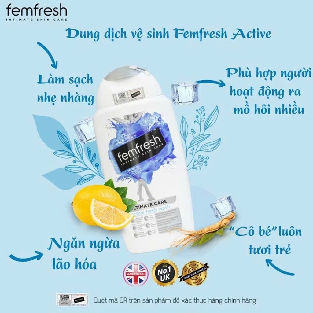 Dung Dịch Vệ Sinh Phụ Nữ Femfresh Hằng Ngày Daily Intimate Wash 250ml