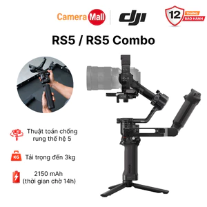 DJI RS5 / RS5 Combo – Gimbal Chống Rung Chuyên Nghiệp Tải Trọng 3kg | Chính Hãng khi