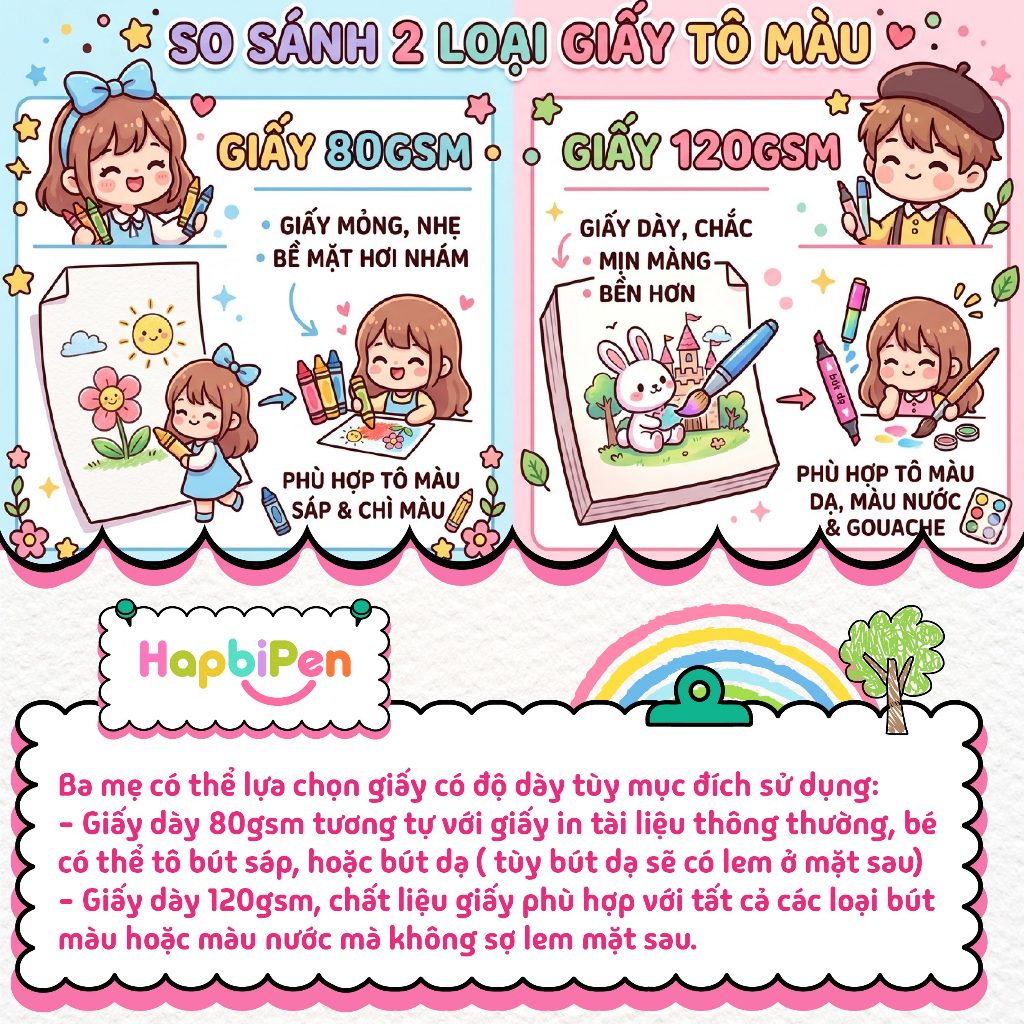 Tranh tô màu cho bé gái Sách tô màu với nhân vật Kuromi ngộ nghĩnh dễ thương giấy dày tờ rời