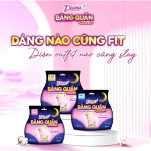 Băng vệ sinh Diana Beauty Hip Sensi ban đêm chống tràn dạng quần size S-M & M-L & L-XL