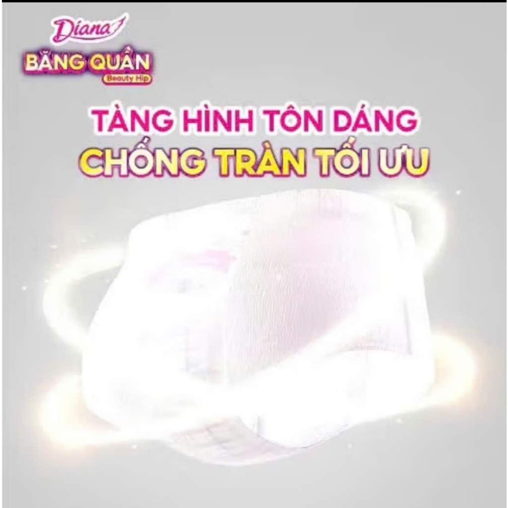Băng vệ sinh Diana Beauty Hip Sensi ban đêm chống tràn dạng quần size S-M & M-L & L-XL