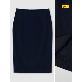 [COOLER & CLOSER] Chân váy bút chì YODY vải Tuýt si taiga tôn dáng ít nhăn WOSK26A003