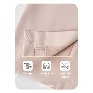 [COOLER & CLOSER] Chân váy bút chì YODY vải Tuýt si taiga tôn dáng ít nhăn WOSK26A003