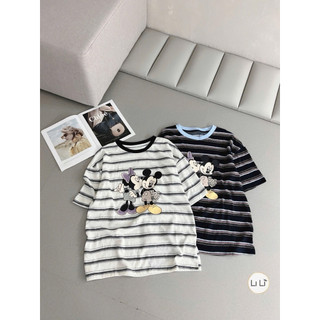 Áo phông kẻ mickey