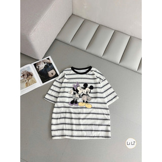 Áo phông kẻ mickey