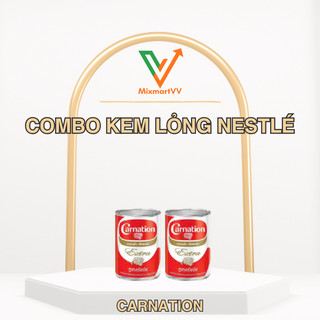 Combo 2 lon Sữa hoa hồng Kem lỏng nấu ăn Nestlé carnation 379ml - Nguyên liệu pha chế nguyên liệu nấu ăn