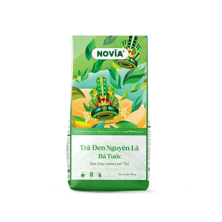 Trà Đen Nguyên Lá Bá Tước Novia [Gói 500g]