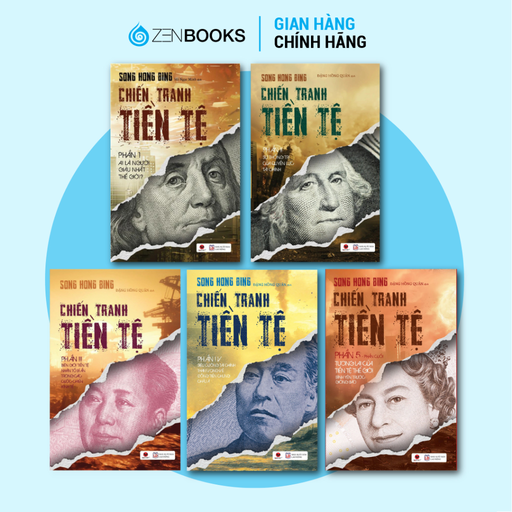 Bìa sách Trọn Bộ Sách Chiến Tranh Tiền Tệ Song Hong Bing (TB)