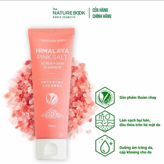 Sữa Rửa Mặt Muối Hồng Himalaya Nature Book Ngăn Ngừa Mụn, Làm Sáng Da Chính Hãng 120g