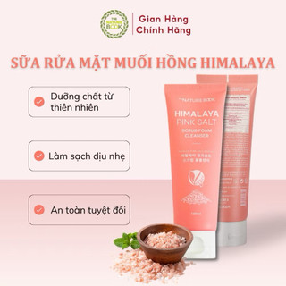 Sữa Rửa Mặt Muối Hồng Himalaya Nature Book Ngăn Ngừa Mụn, Làm Sáng Da Chính Hãng 120g