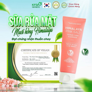 Sữa Rửa Mặt Muối Hồng Himalaya Nature Book Ngăn Ngừa Mụn, Làm Sáng Da Chính Hãng 120g