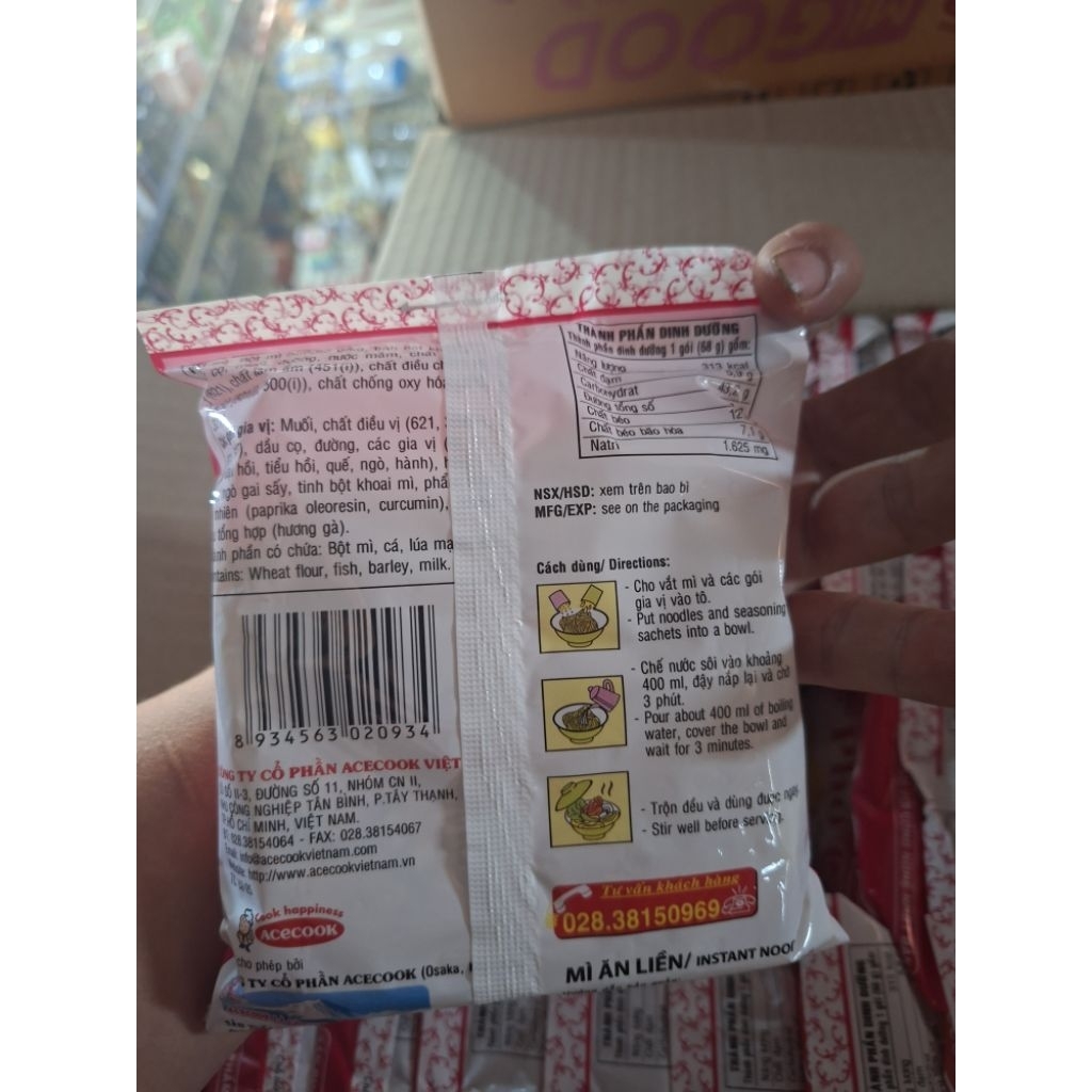 Hảo Hảo gà con  sợi phở Thơm ngon tới sợi cuối cùng !!!