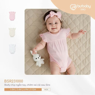 Body chip ngắn tay chờm vai cài sau siro bubaby