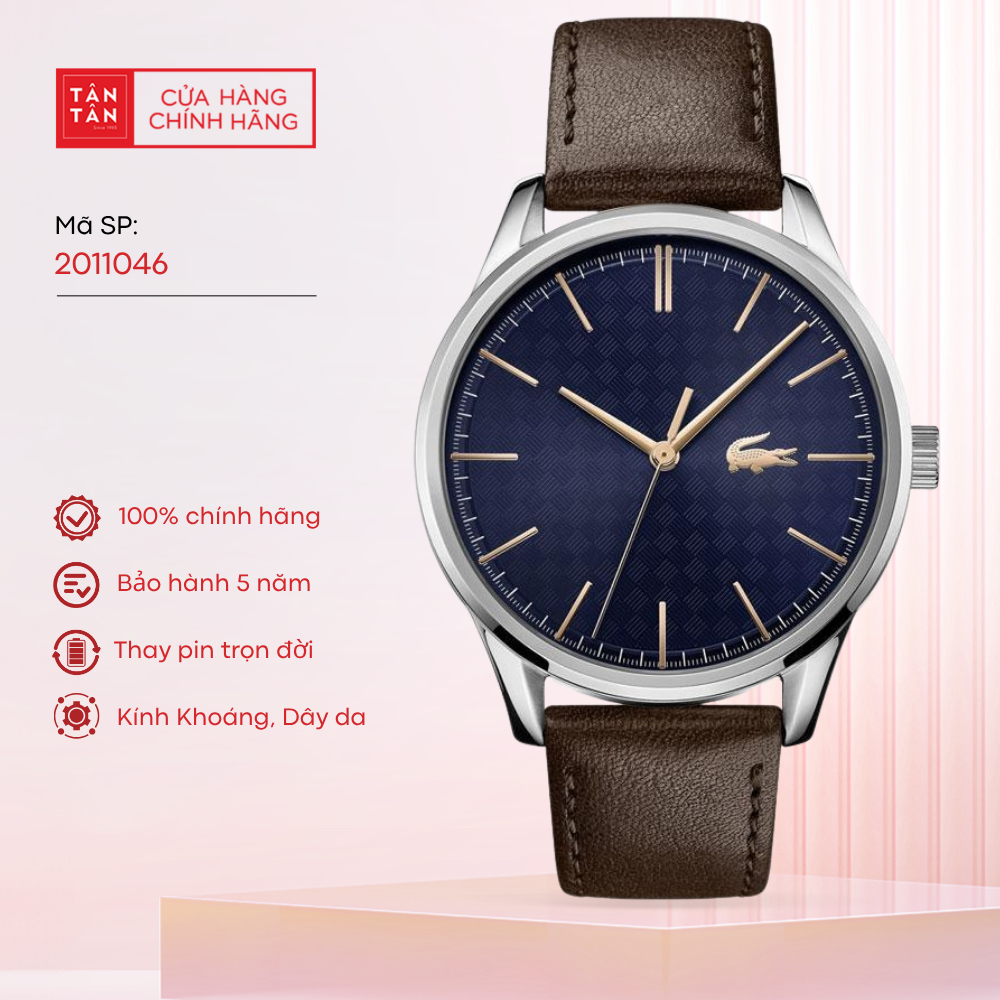 Đồng Hồ Nam Lacoste Vienna 2011046 Quartz 42mm - Đồng Hồ Tân Tân