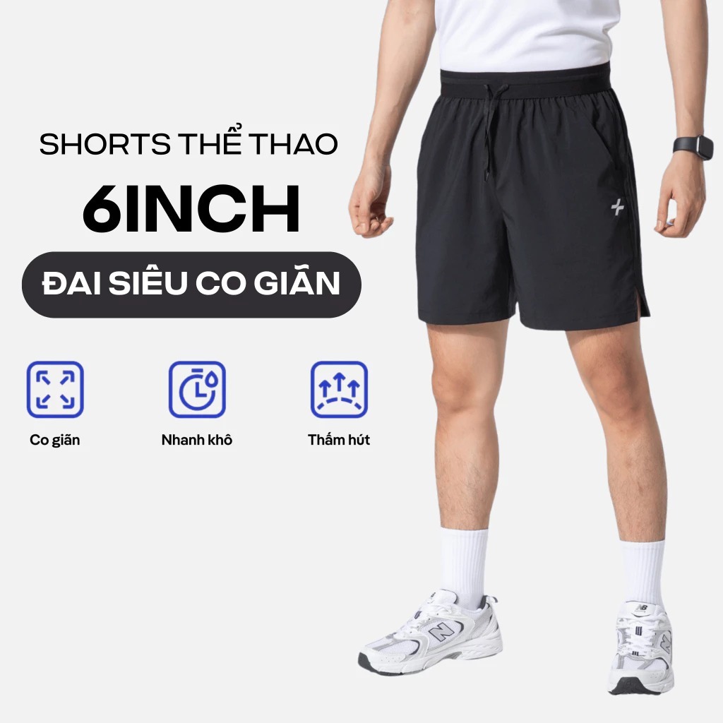 [TẶNG QUÀ ĐƠN 329K]Combo 2 quần shorts thể thao nam 6 inch đai siêu co giãn thoáng khí nhanh khô quần đa năng Coolmate