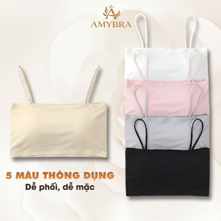 Áo Bra Đúc Su Quây Ngang - Áo Ngực Mút Mỏng, Bra Nữ Thoáng Mát Mềm Mịn AMYBRA B8881